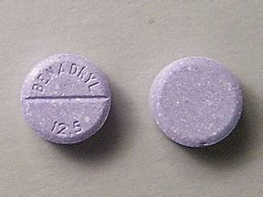 BENADRYL 12.5 Pill Images (Purple / Round)