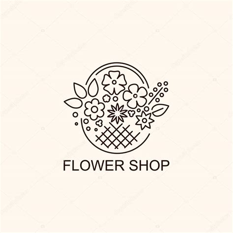 Flower shop logo — Stock Vector © axiroto.gmail.com #101629892