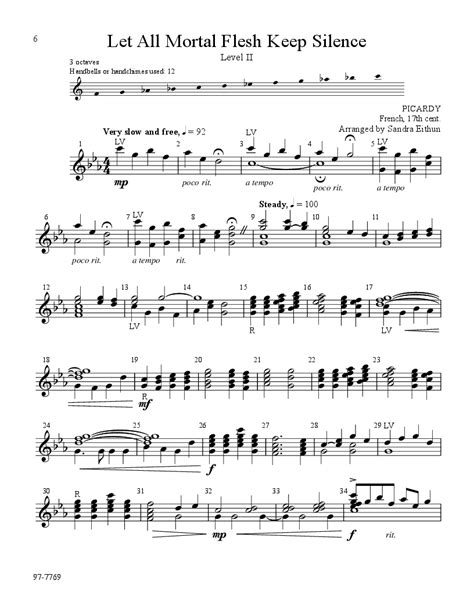 Four Advent Hymns For Twelve Bells arr. Sandra Ei | J.W. Pepper Sheet Music