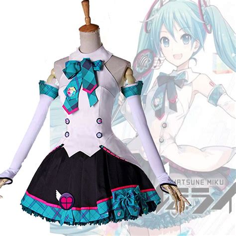 (eBay Sponsored) Vocaloid 2017 Magical Mirai Concert Miku Cosplay Costume Dress Complete Outfit ...