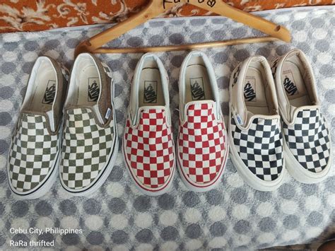 Vans checkerboard, Women's Fashion, Footwear, Sneakers on Carousell