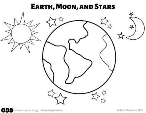 Earth, Moon, and Stars | Art Sphere Inc.