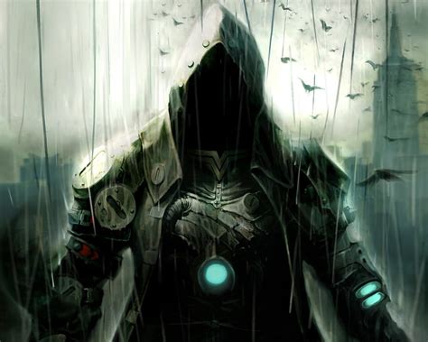 Assassin, post apocaliptic, cool, warrior, dark, birds, HD wallpaper | Peakpx