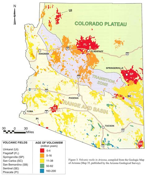 Volcanic Rocks in Arizona: Past 200 Ma | AZGS