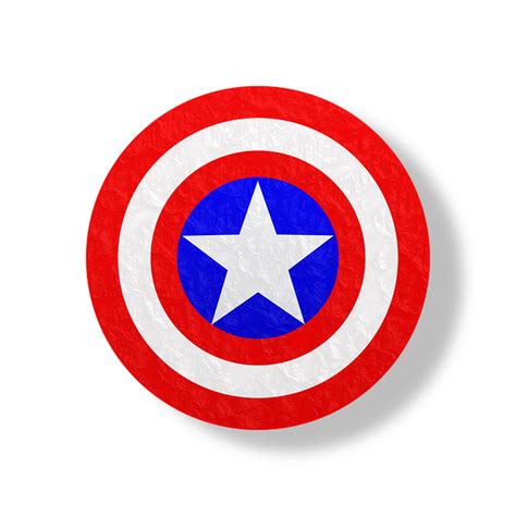 Captain America Shield Red · Free vector graphic on Pixabay