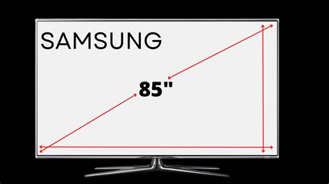 Samsung 85 Inch TV Dimensions - Complete Guide | Decortweaks