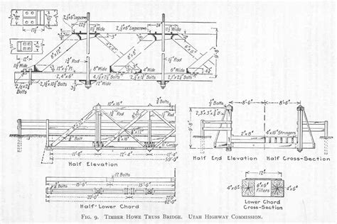 Plans to build Wooden Bridge Construction PDF Plans