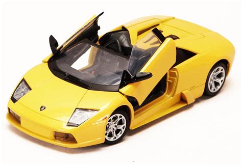 Lamborghini Murcielago Roadster, Yellow - Motormax 73316 - 1/24 scale Diecast Model Toy Car ...