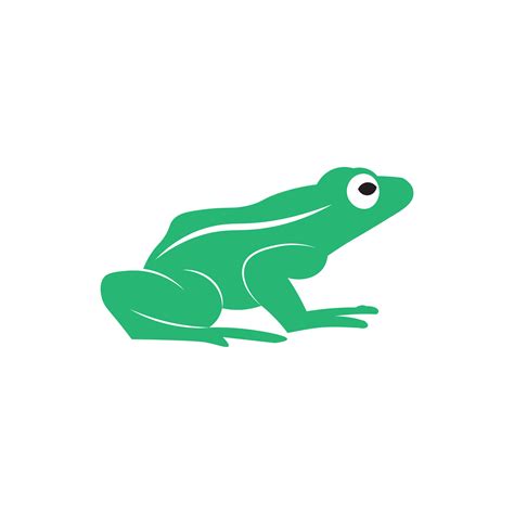 Frog logo in green color 26125858 Vector Art at Vecteezy