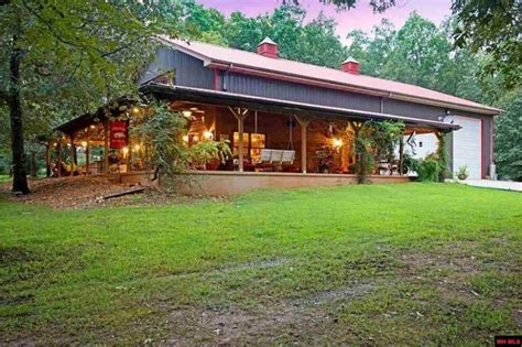 Ash Flat, Arkansas 2bed 2bath Barn Home on 30 acres | Metal Building Homes | Pole barn house ...