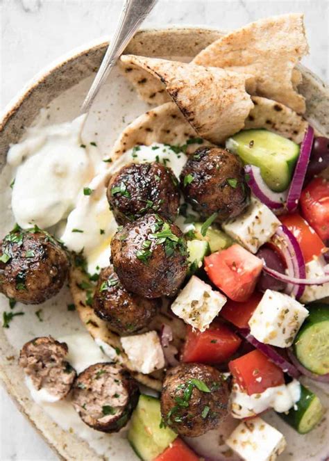 Greek Meatballs (Keftedes) | RecipeTin Eats