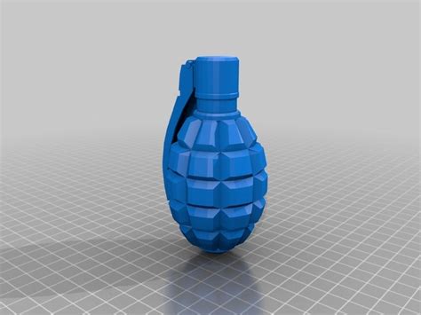 Pineapple Grenade Print ready by Jace1969 | Download free STL model ...