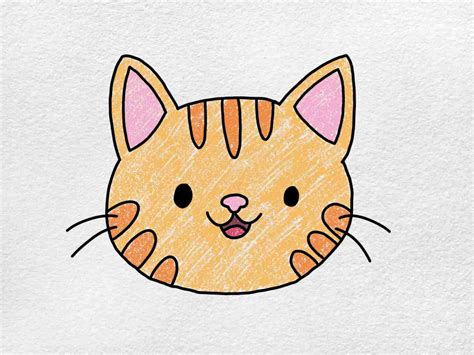 Easy Cat Drawings - HelloArtsy