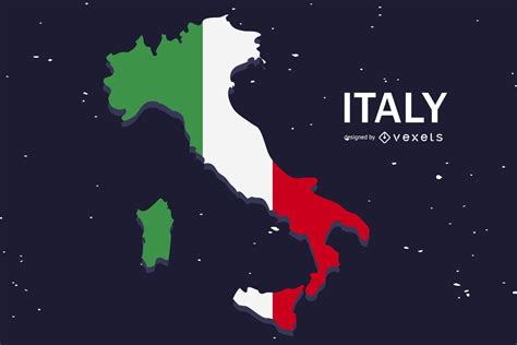 Italy Flag Flat Country Design Vector Download