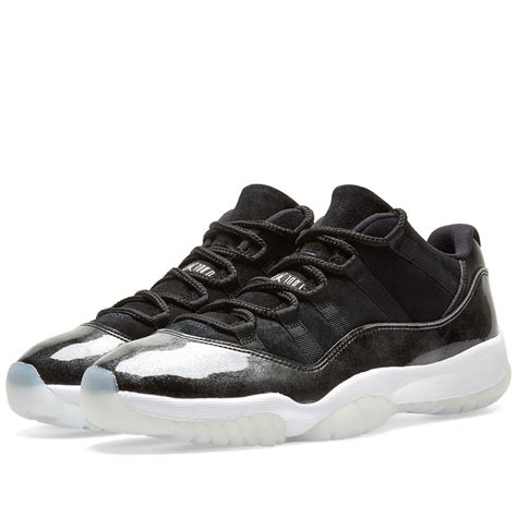 Nike Air Jordan 11 Retro Low Black, White & Metallic Silver | END. (US)