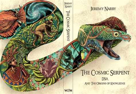 Book Cover for The Cosmic Serpent by Jeremy Narby on Behance