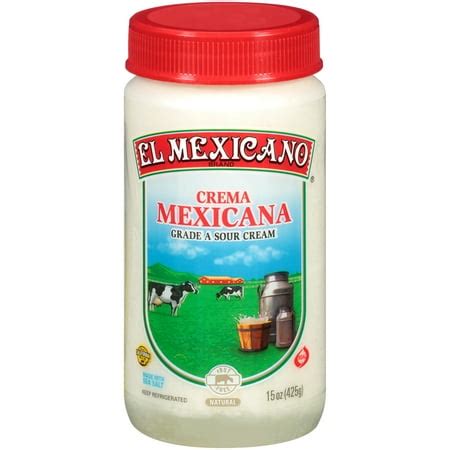 El Mexicano® Crema Mexicana Sour Cream Jar, 15 Oz. – BrickSeek