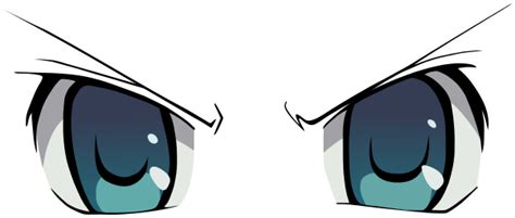 Anime Eyes Angry by impoor on DeviantArt