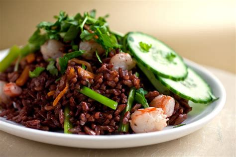 Fried Red Thai Jasmine Rice With Shrimp Recipe - NYT Cooking