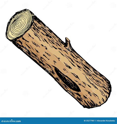 Wood Log Stock Image - Image: 35277981