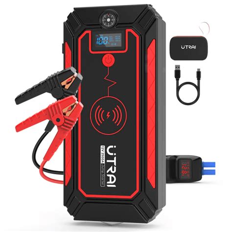 Digital Car Jump Starter - 24000mAh Portable Battery Booster