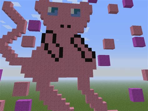 Pixel art Mew! Minecraft Map