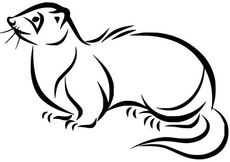 Ferret Clipart Running