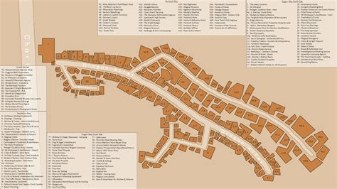 Diagon Alley Map by ithildins on DeviantArt