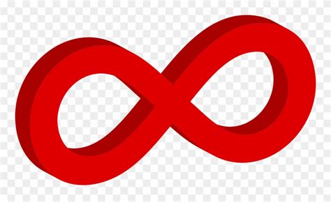 Infinity Symbol Png - Infinity Symbol Red Png Clipart (#735732) - PinClipart