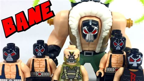 LEGO Bane Minifigure DC Batman Comparison Collection