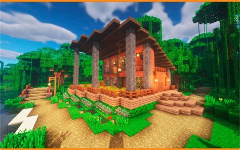 7 best jungle house designs in Minecraft