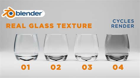 Real Glass Texture Blender Tutorial (Quick Blender Tips) - Wenbo Zhao