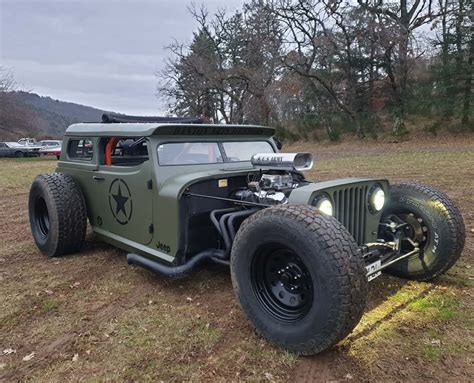 Jeep Rat Rod Looks Like a Rogue Soldier, Has V8 Power - autoevolution