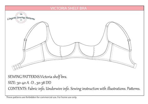 Bra Sewing Pattern / PDF Sewing Pattern / Digital Bra Pattern | Etsy