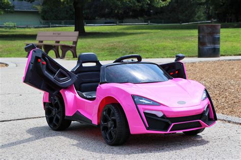 First Drive Lykan Hypersport Style Pink 12v Kids Cars - Dual Motor ...