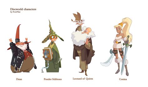 Discworld characters by PontPilat on Behance