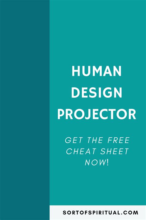 Learn in this free cheat sheet everything about the Projector type in Human Design. What are ...