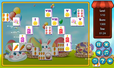 🕹️ Play Easter Mahjongg Game: Free Online Easter Mahjongg Solitaire ...