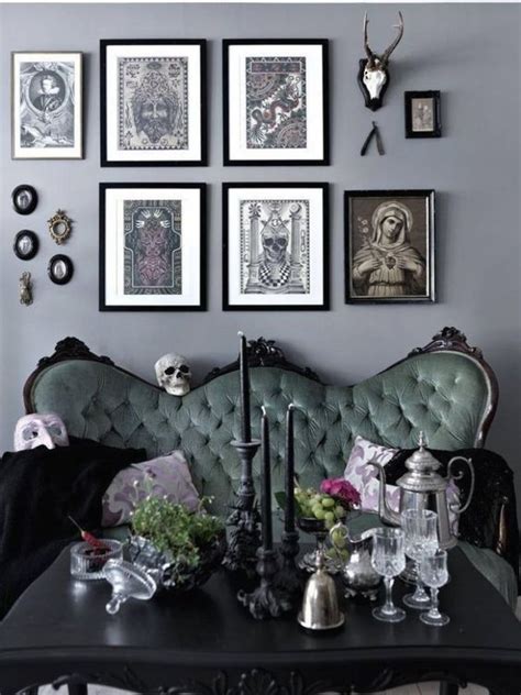 27 Cool Gothic Living Room Designs - DigsDigs