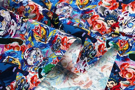 Japanese Anime Fabric Animation Fabric Cartoon Fabric Pure - Etsy