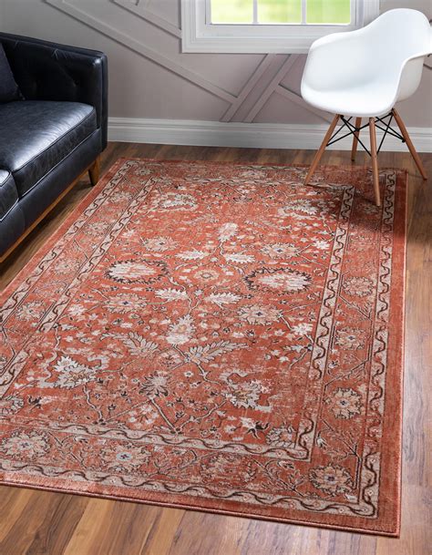 Brick Red 10' x 13' Dahlia Rug | Rugs.com