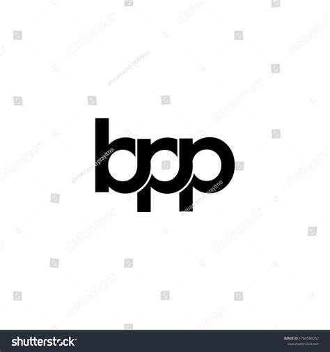 Bpp Letter Original Monogram Logo Design Stock Vector (Royalty Free ...