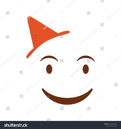 Cute Social Media Partying Face Emoji Stock Vector (Royalty Free ...