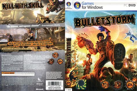 PC Games CD Cover: Bulletstorm PC Game