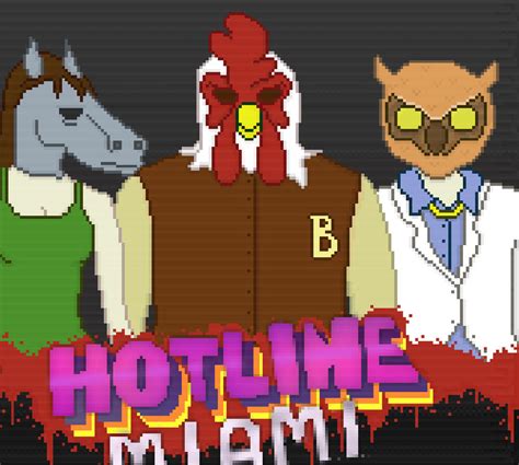 Pixel Art of Hotline Miami by Sh1zoOoiK on DeviantArt