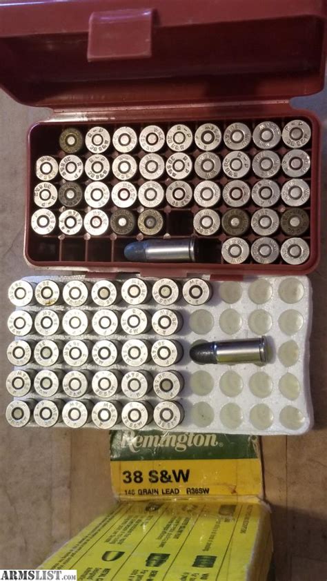 ARMSLIST - For Sale/Trade: .38 S&W ammo