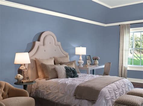 Stunning Blue Bedroom Paint Colors by Benjamin Moore