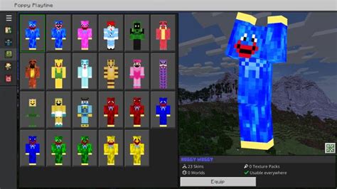 Poppy Playtime Skin Pack Skins Minecraft Bedrock