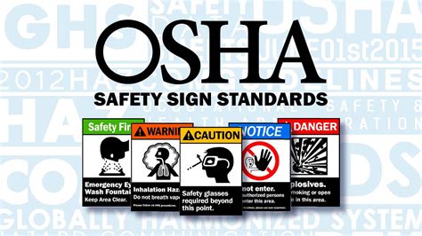 OSHA / ANSI Safety Sign Standards - YouTube