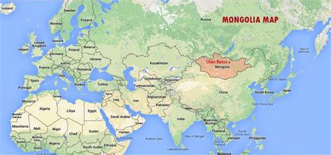 Ulan Bator Mongolia Map